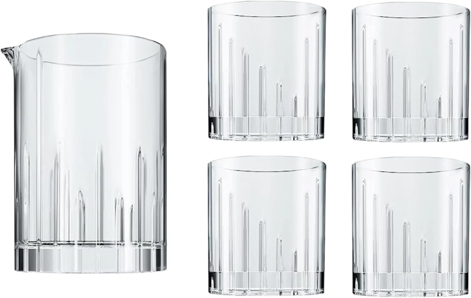 360 Rotating Old Fashioned Glass Set With Mixing Pitchers - Image 5