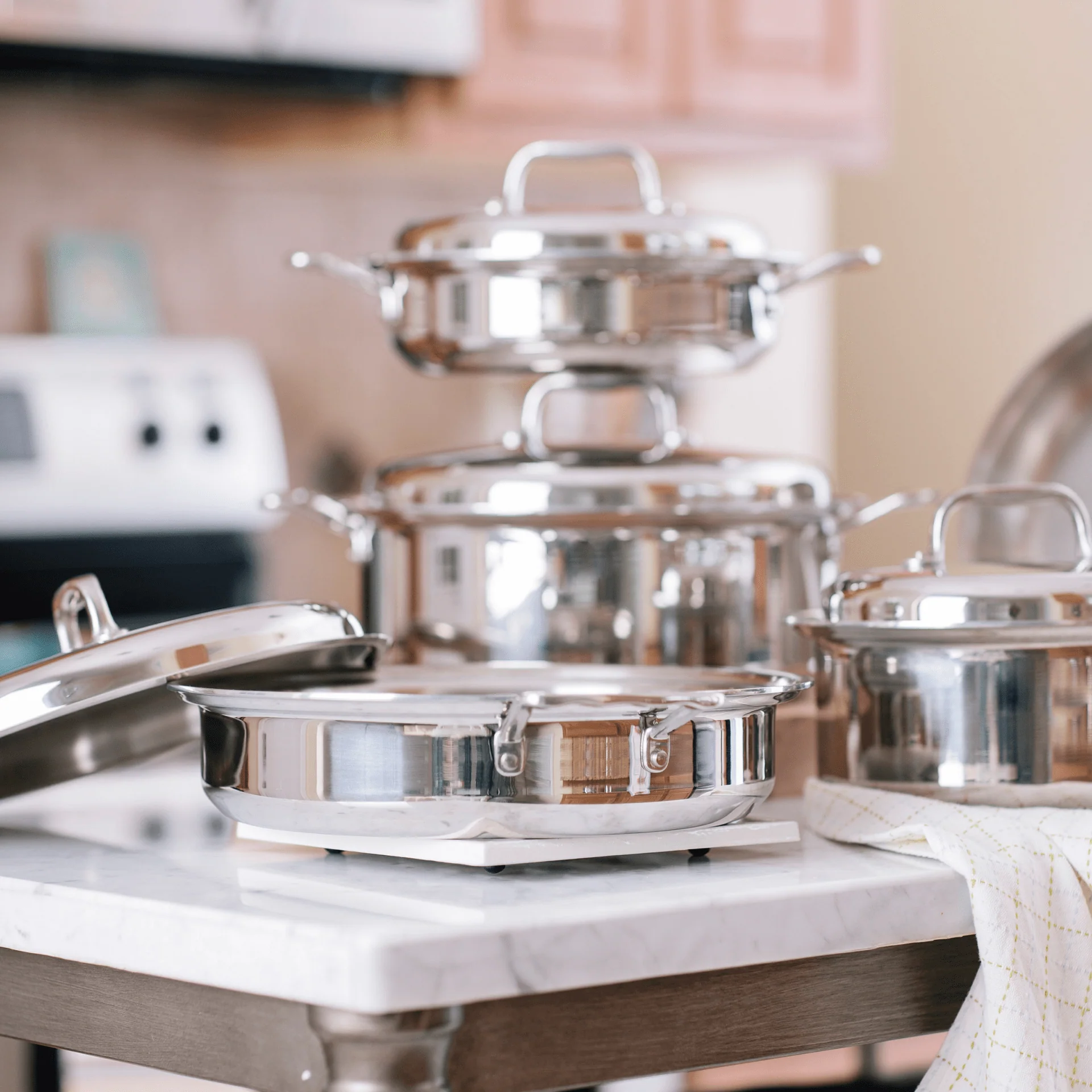 Home Chef Set - 9 Piece Stainless Cookware - Image 8