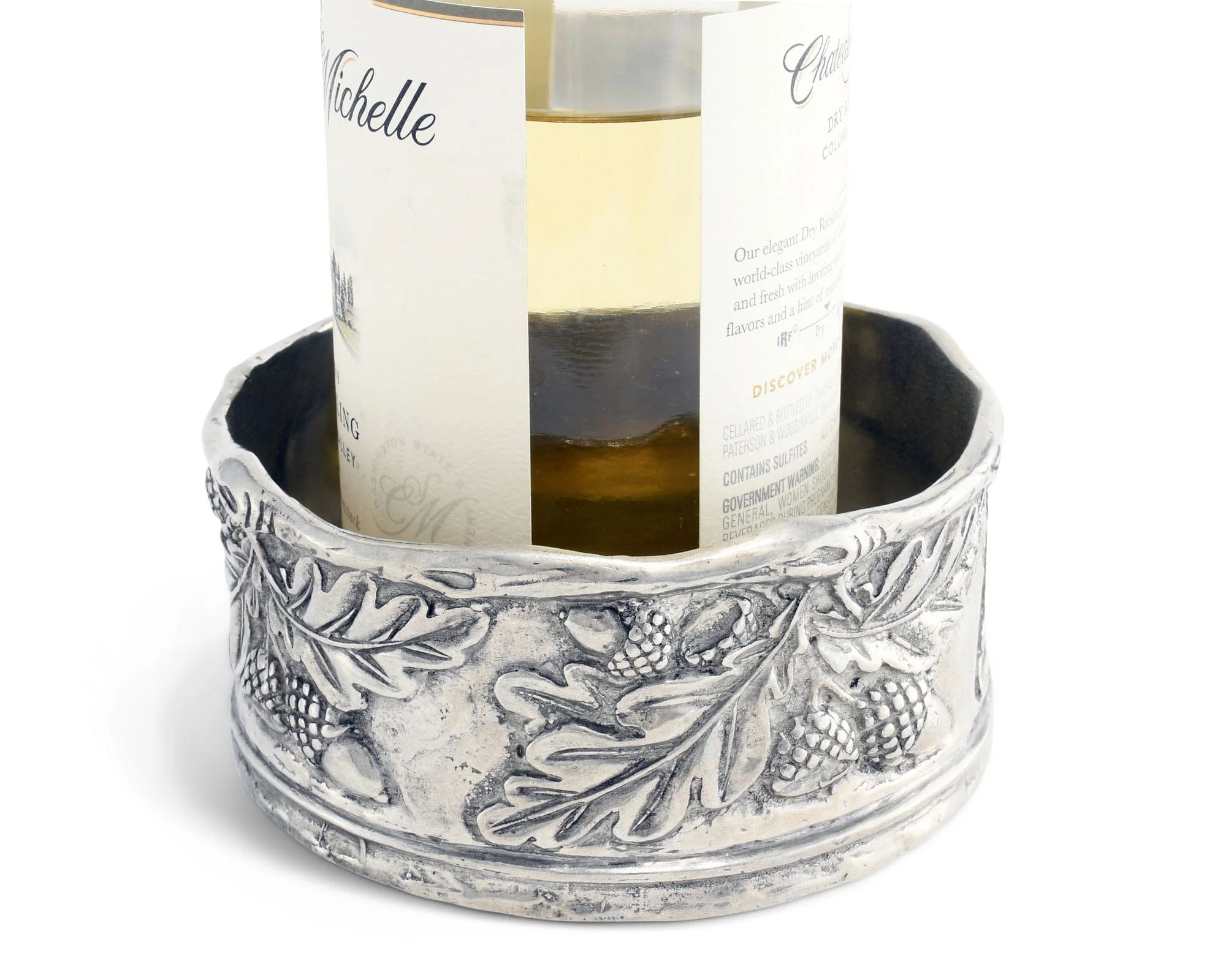 Acorn Oak & Leaf Pewter Wine Coaster - Image 2