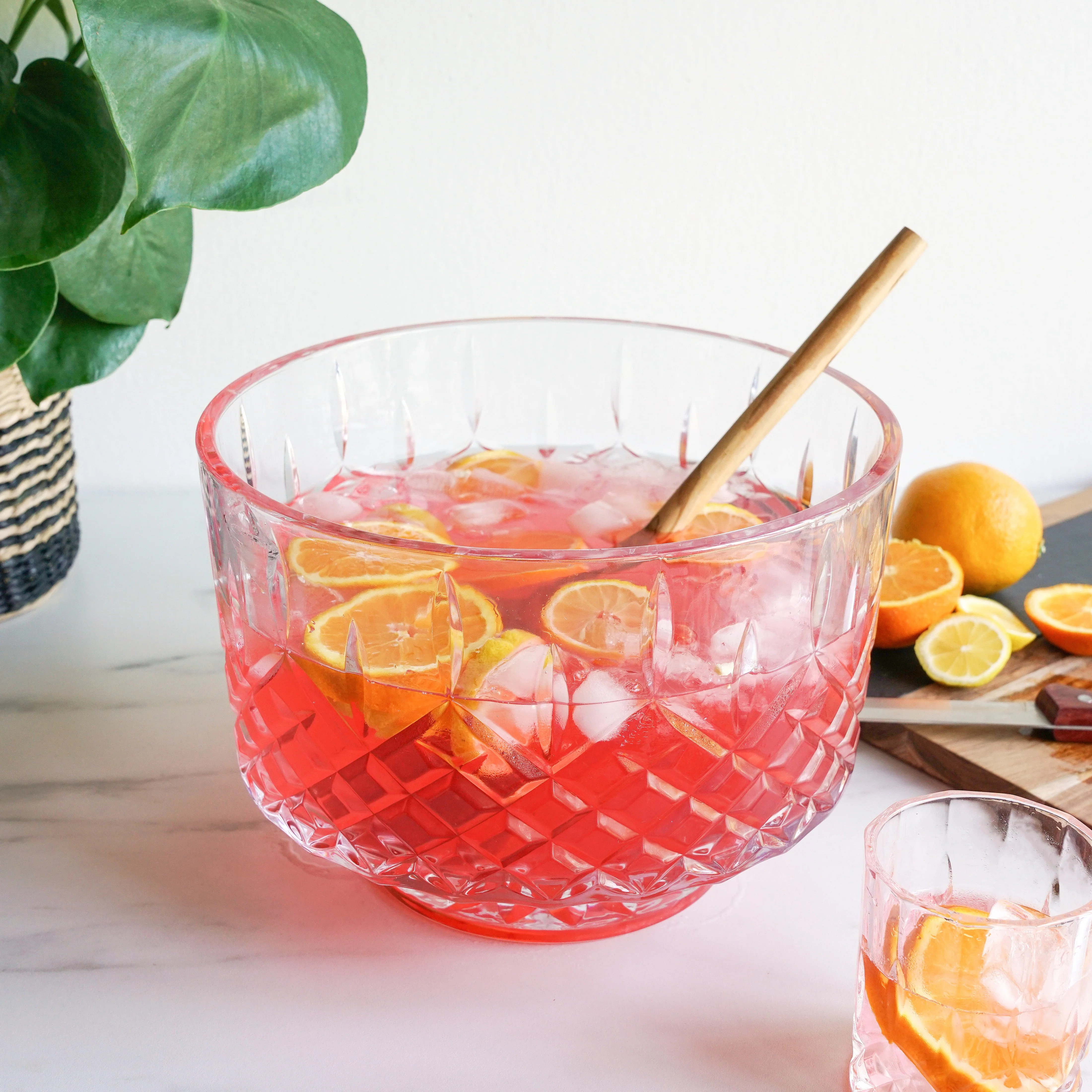 Admiral Crystal Punch Bowl - Image 2