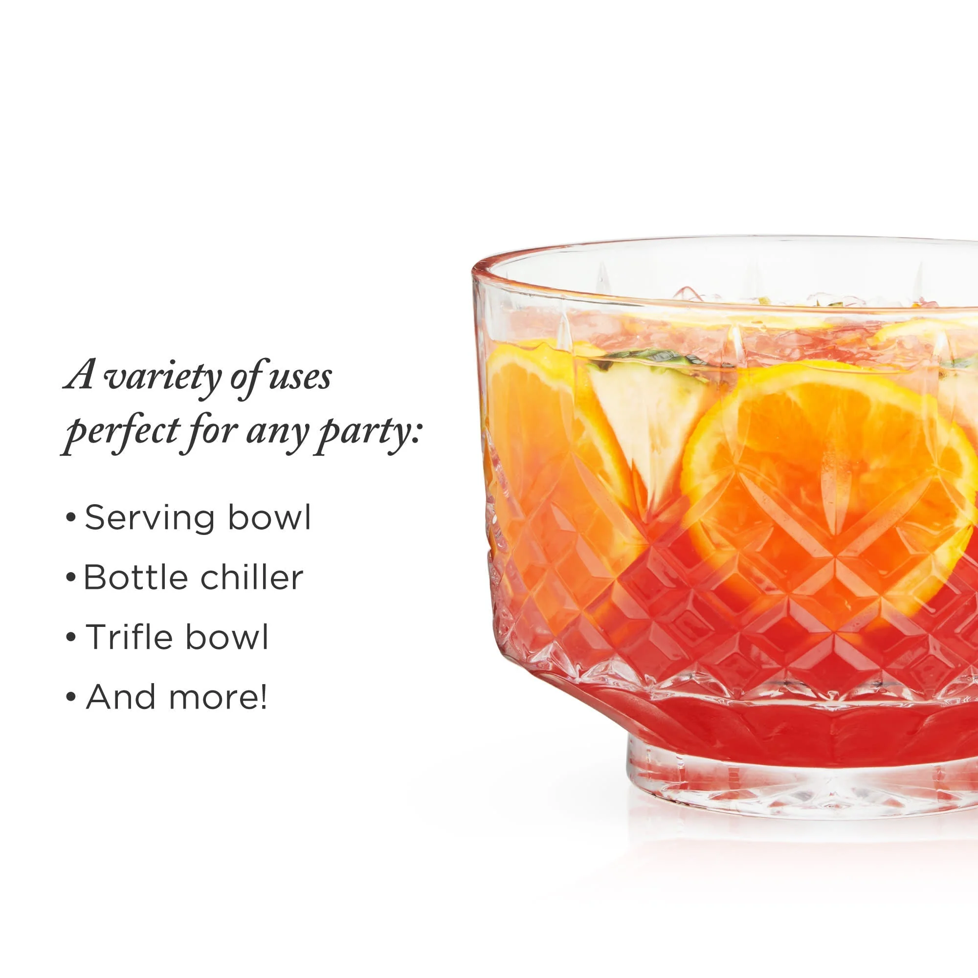 Admiral Crystal Punch Bowl - Image 7