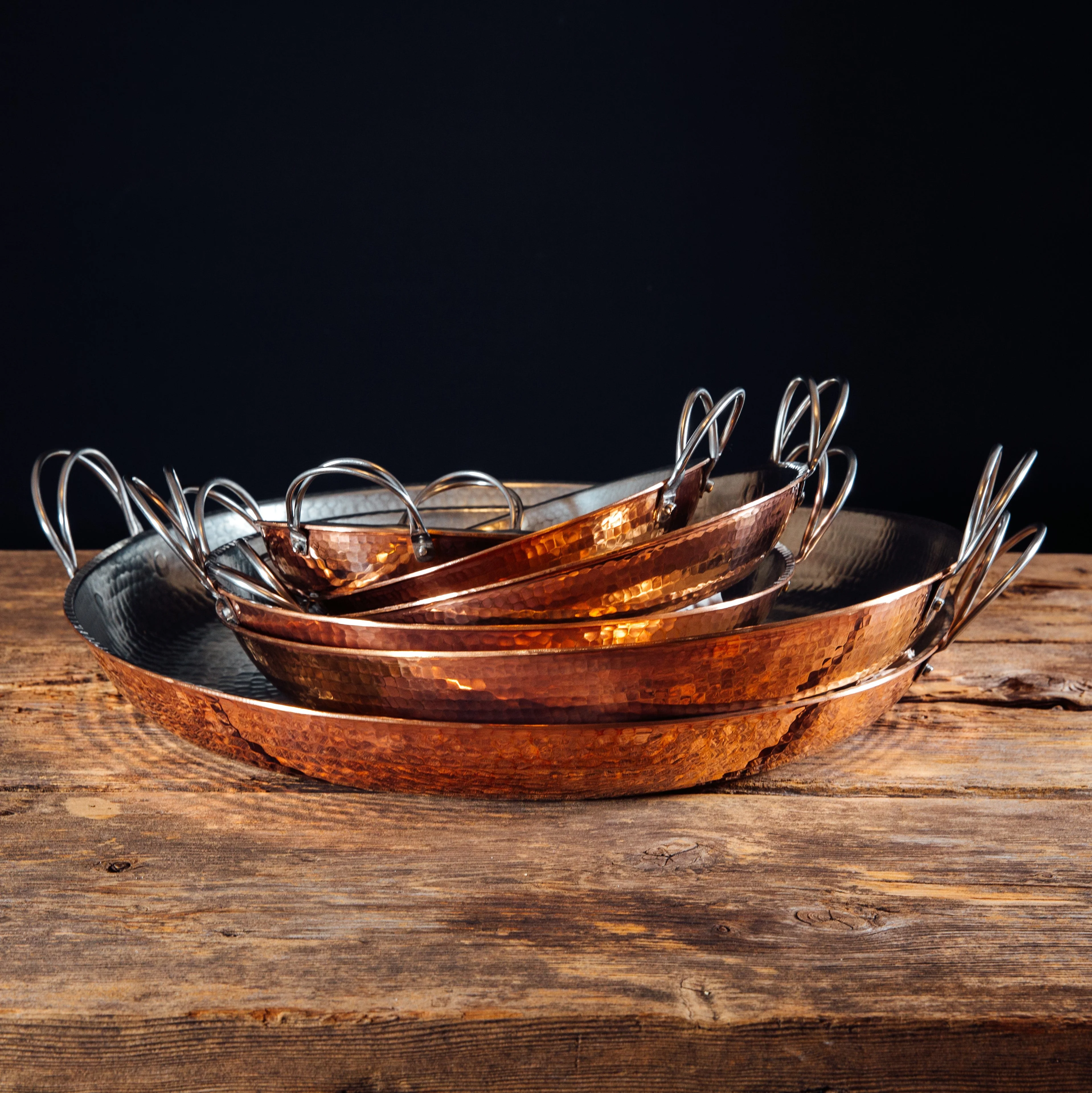 Alicante Copper Paella Pan (Handmade!) - Image 6