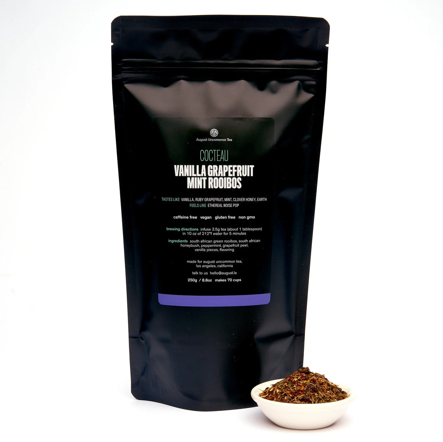 Cocteau: Vanilla Grapefruit Mint Rooibos (Caffeine Free) - Image 3