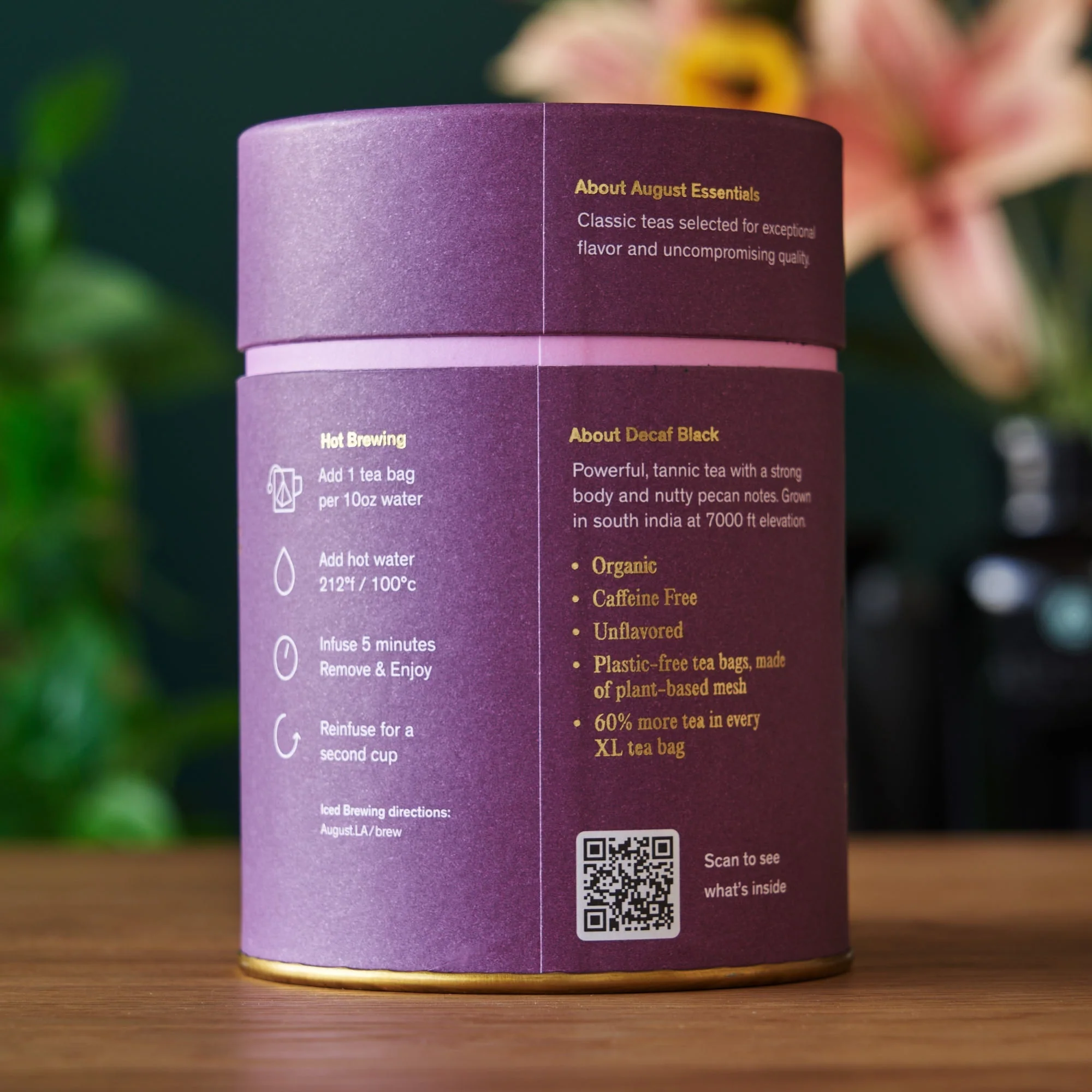 Essentials Decaf Black Black Tea (15 Bags) - Image 3