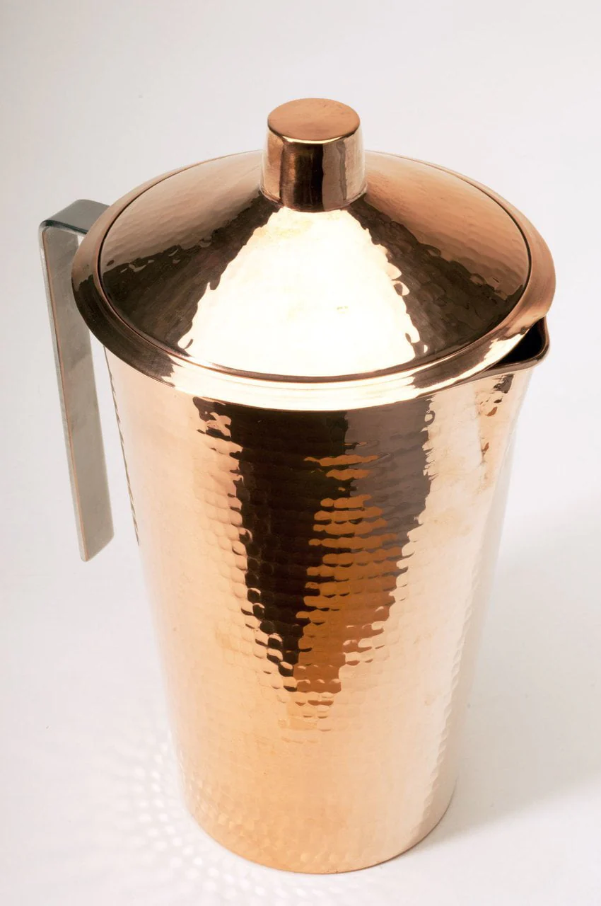 Gangotri Copper Water Pitcher with Lid - Image 2