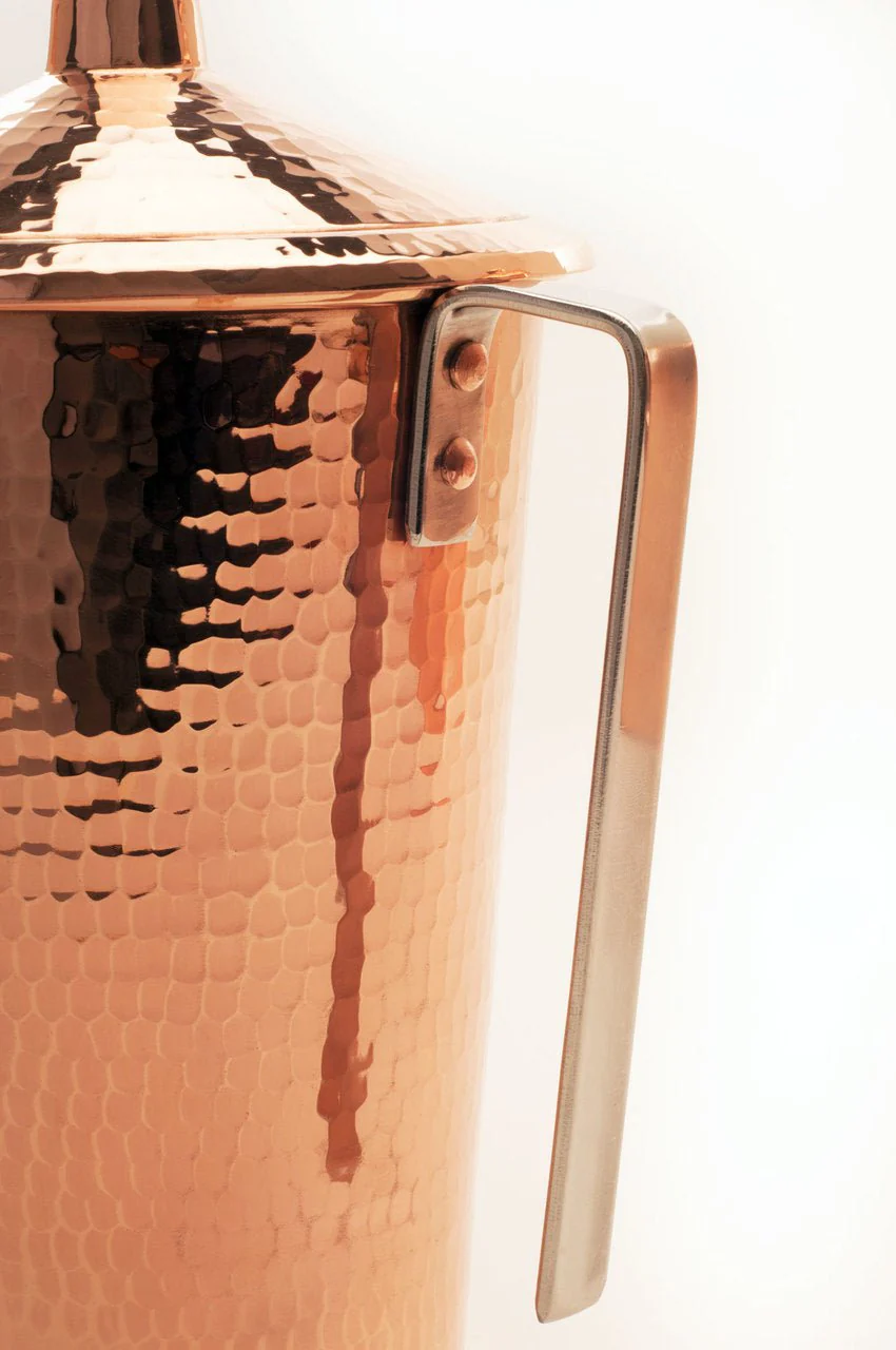 Gangotri Copper Water Pitcher with Lid - Image 4