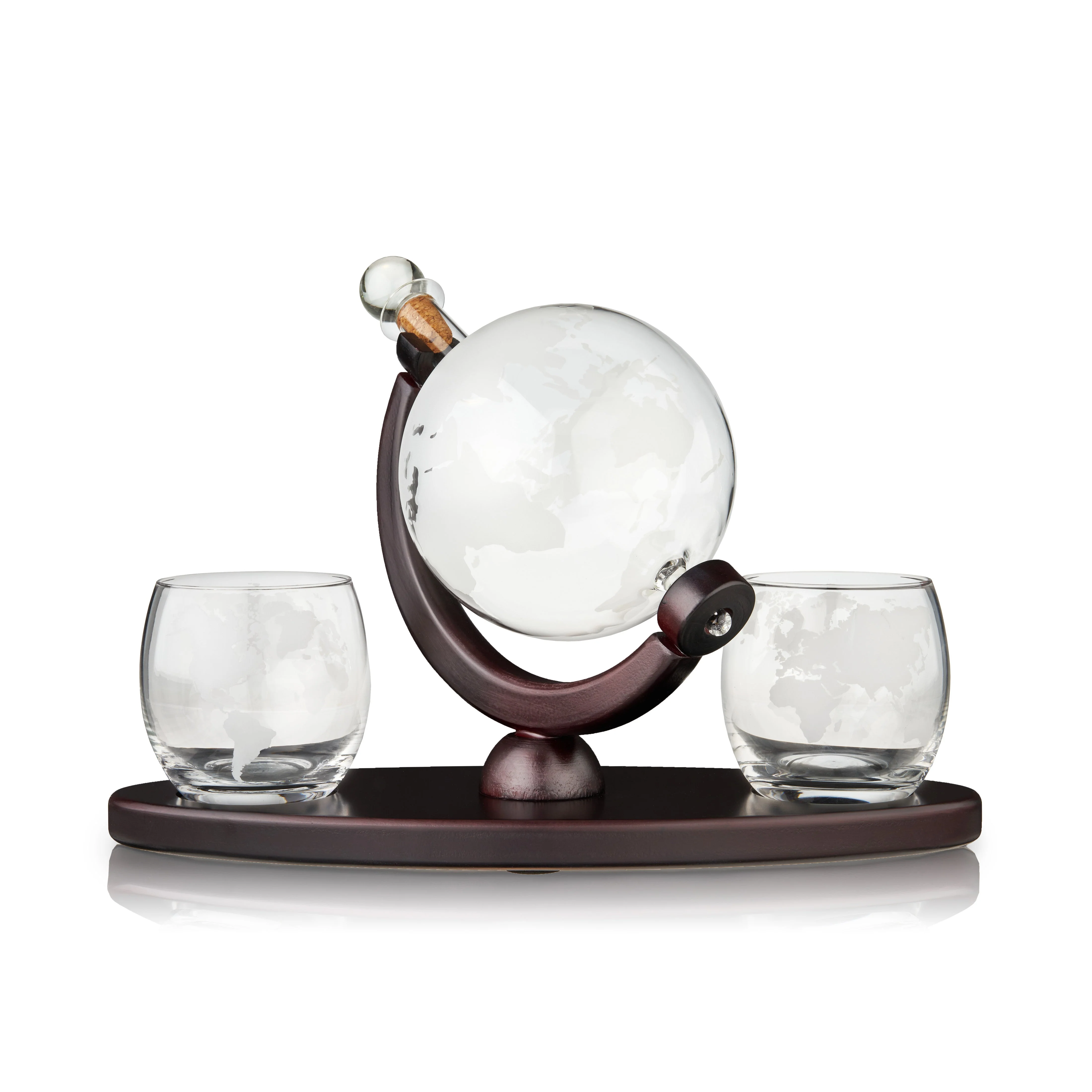 Globe Decanter and Whiskey Tumbler Set - Image 4