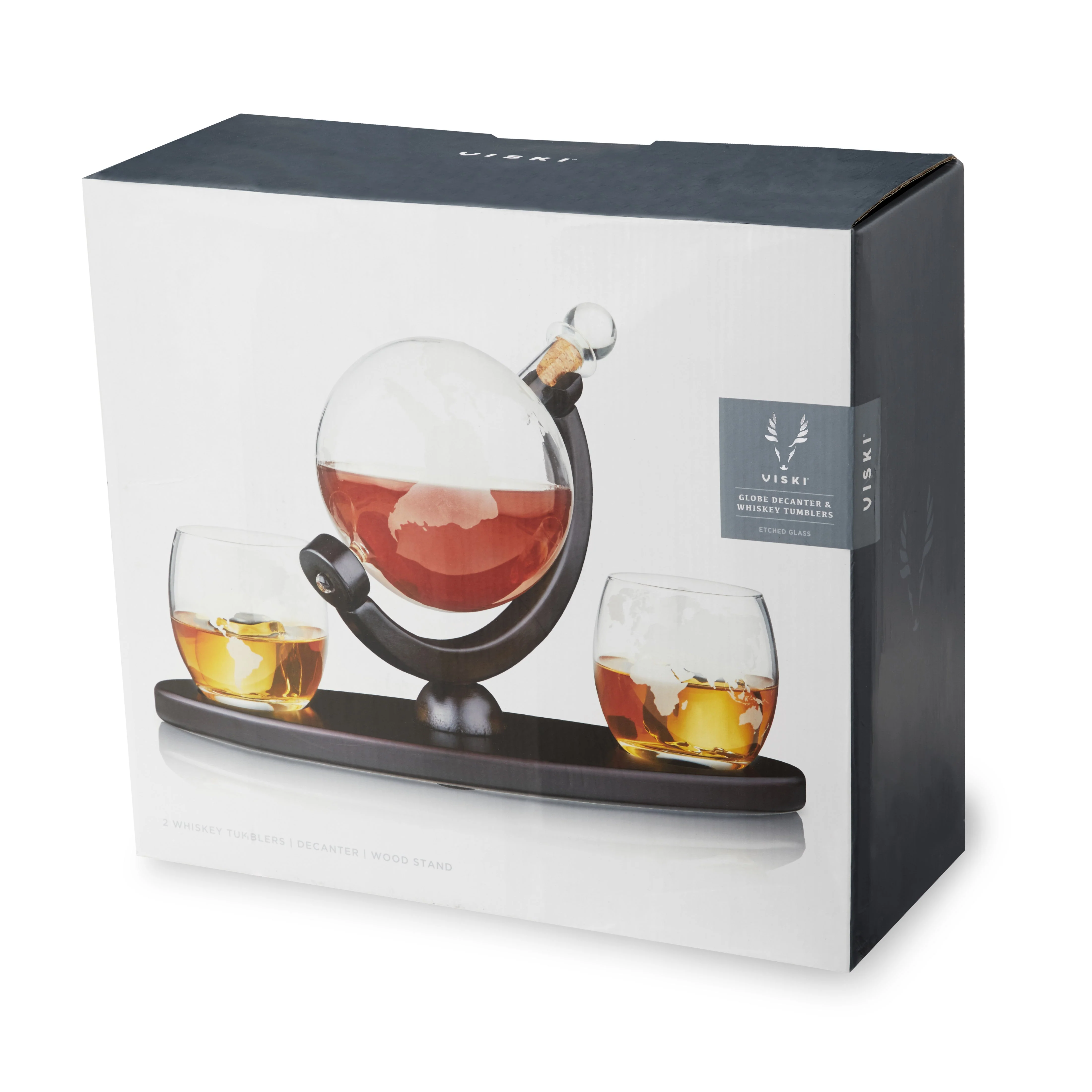 Globe Decanter and Whiskey Tumbler Set - Image 7