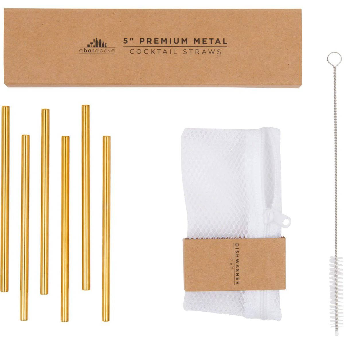 Gold Metal Cocktail Straws - Image 7