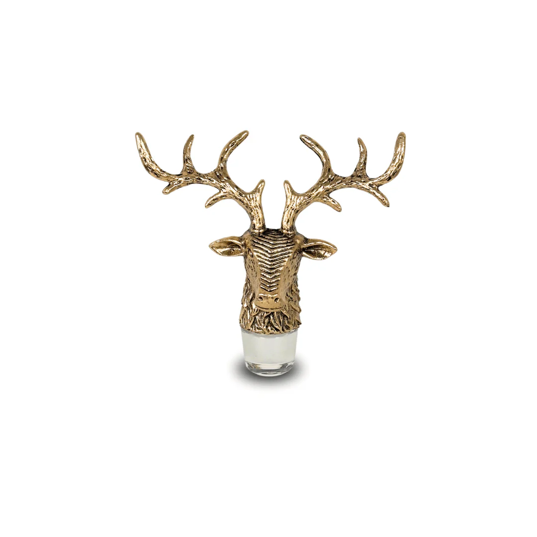Gold Stag Deer Decanter - Image 4