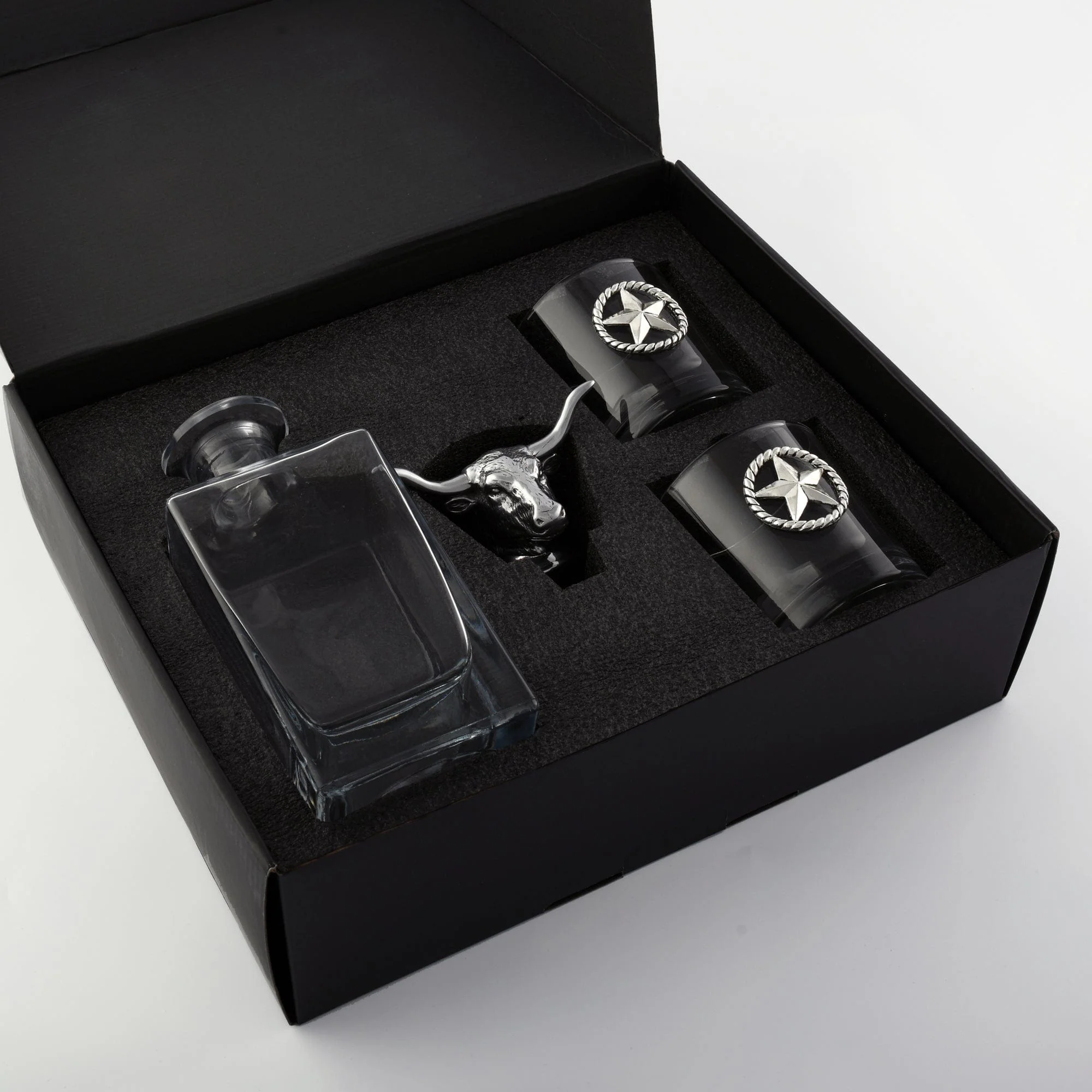 Longhorn Decanter Set with Pair of Glasses - Image 4