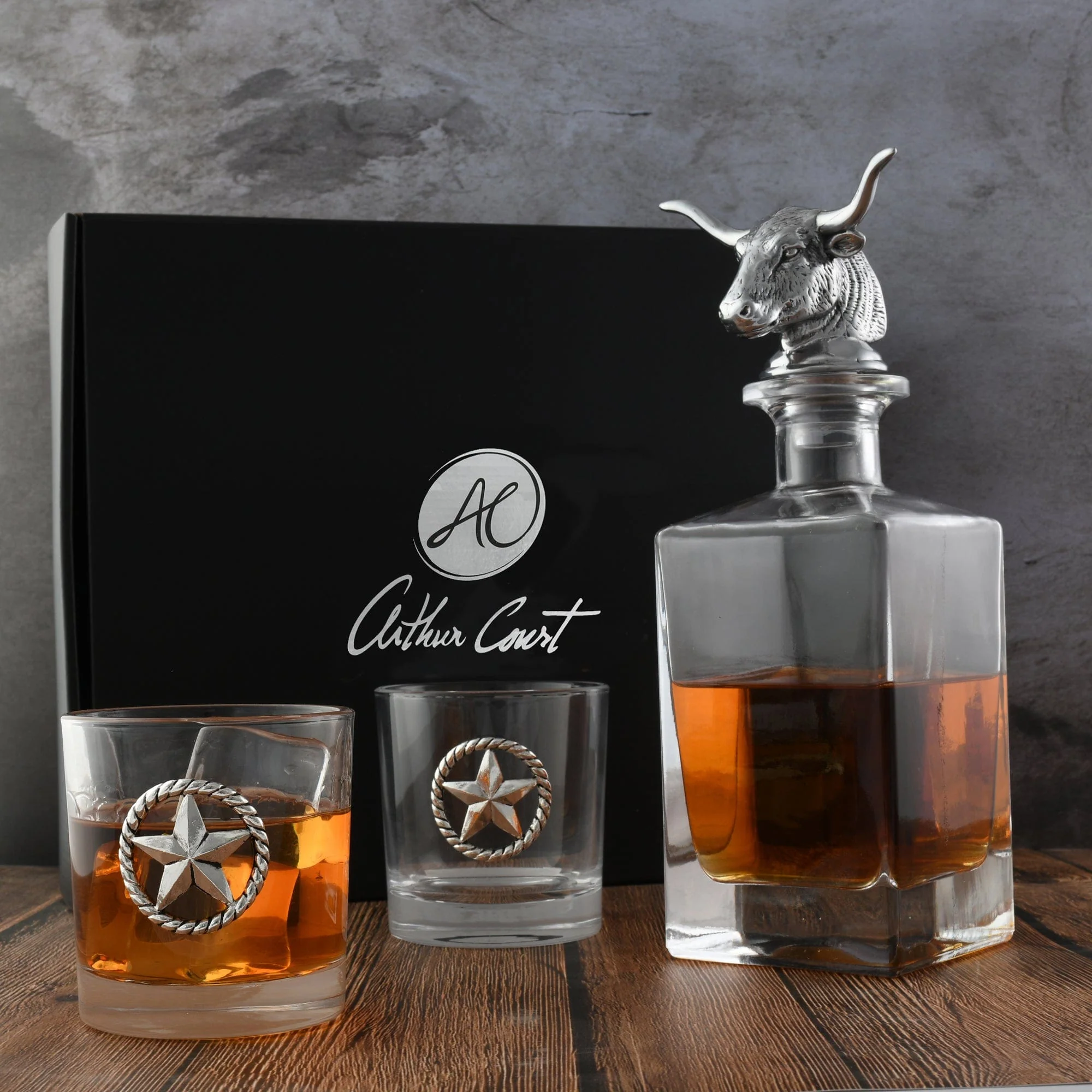 Longhorn Decanter Set with Pair of Glasses - Image 7