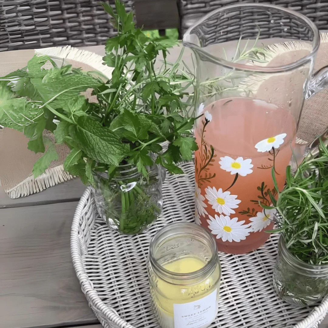 Painted Daisy Pitcher - Image 4