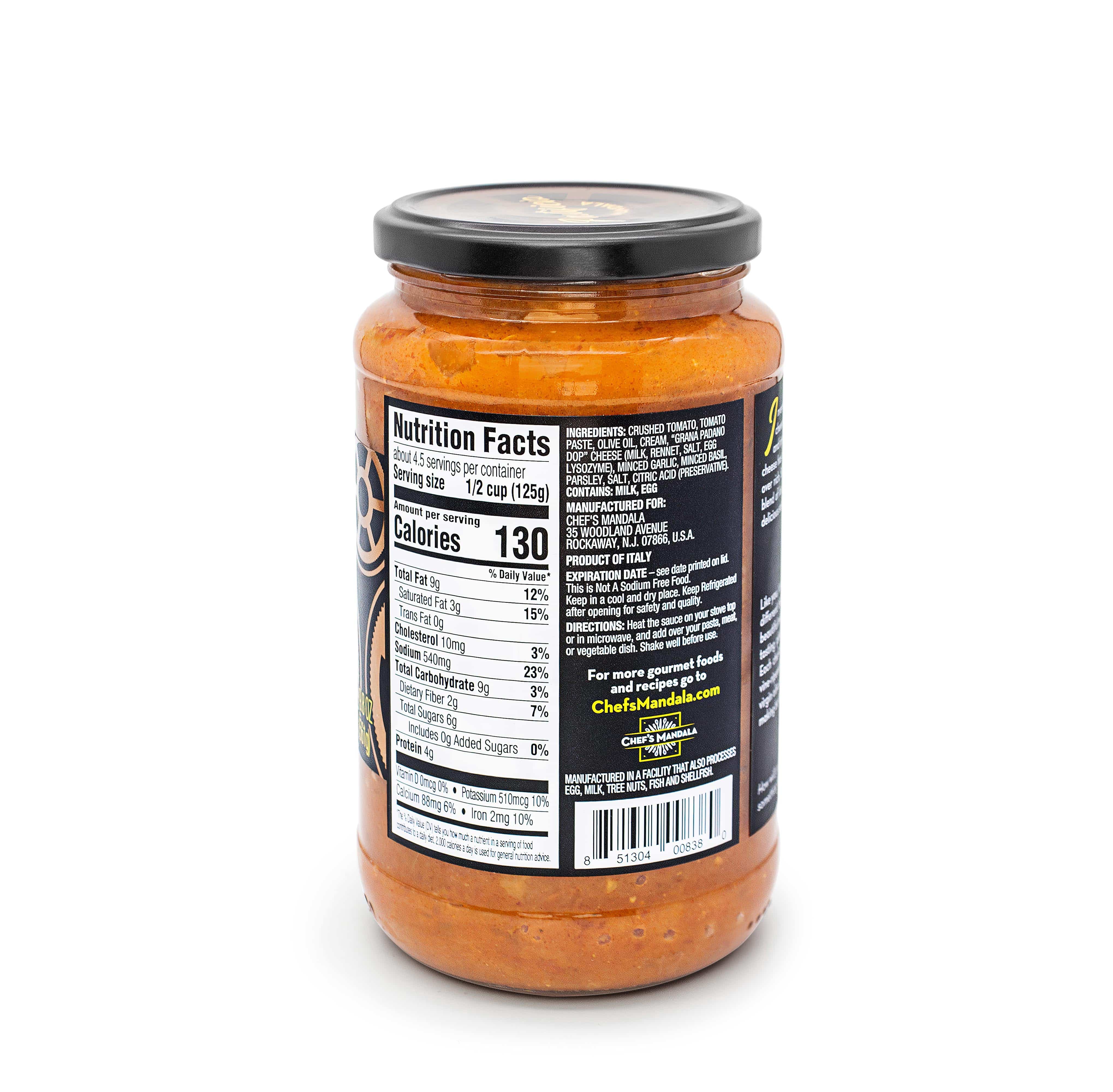 Pastificio Mandala Grana Padano Cheese Sauce 19.8 oz - Image 5