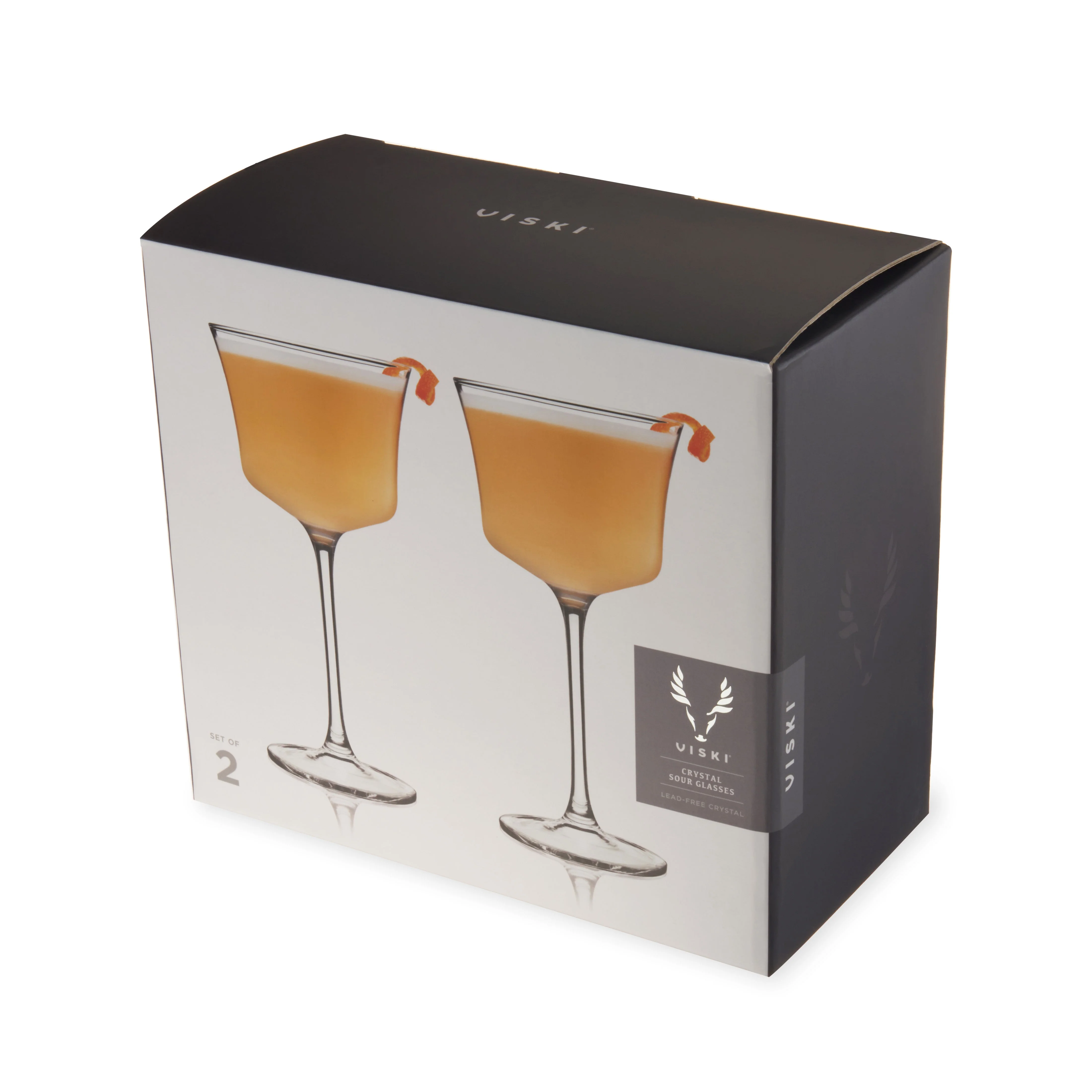 Raye Angled Crystal Sour Glasses Set of 2 - Image 7