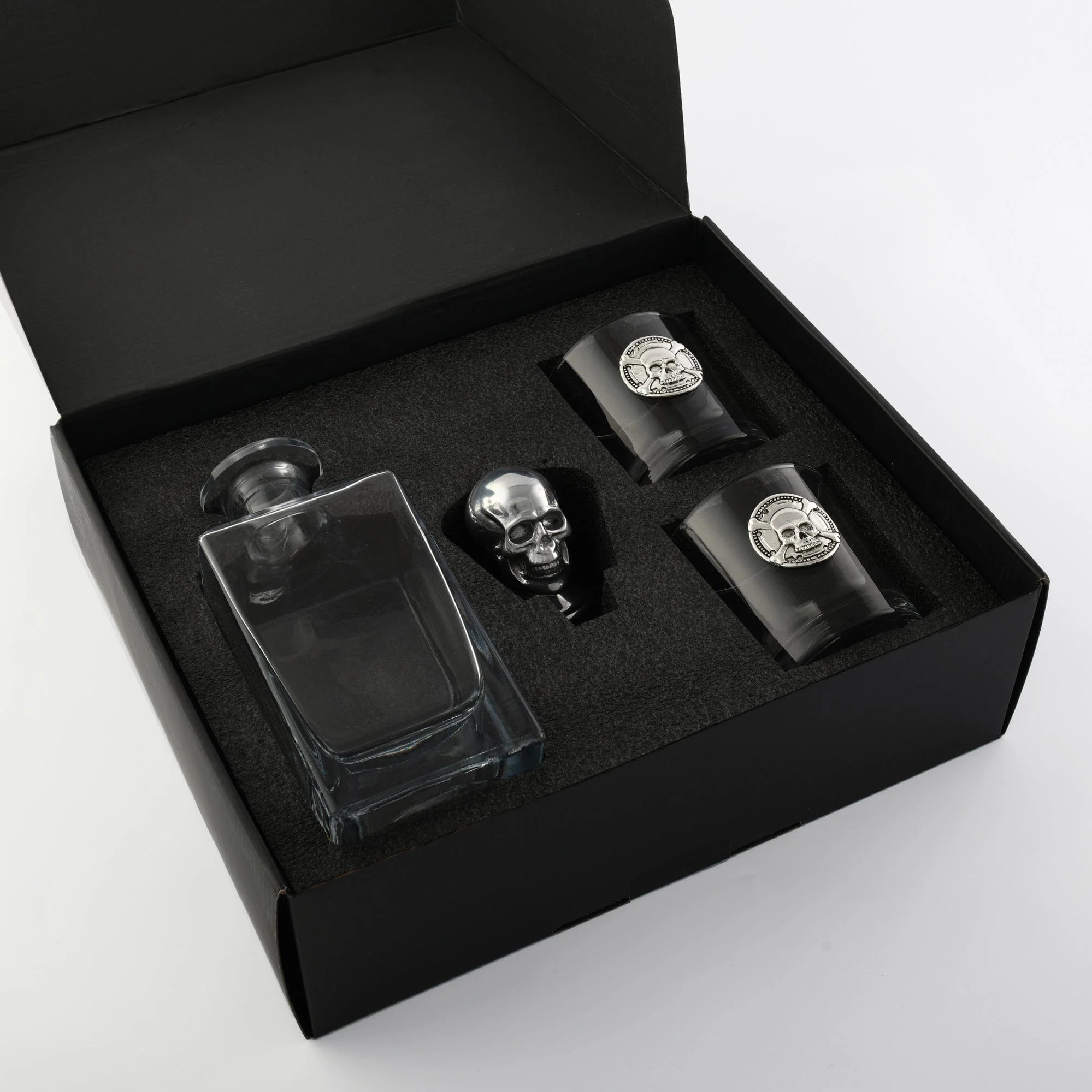 Skull Decanter Set with a Set Double Old Glasses - Image 4
